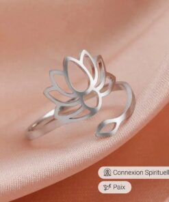 Adjustable Divine Lotus Ring