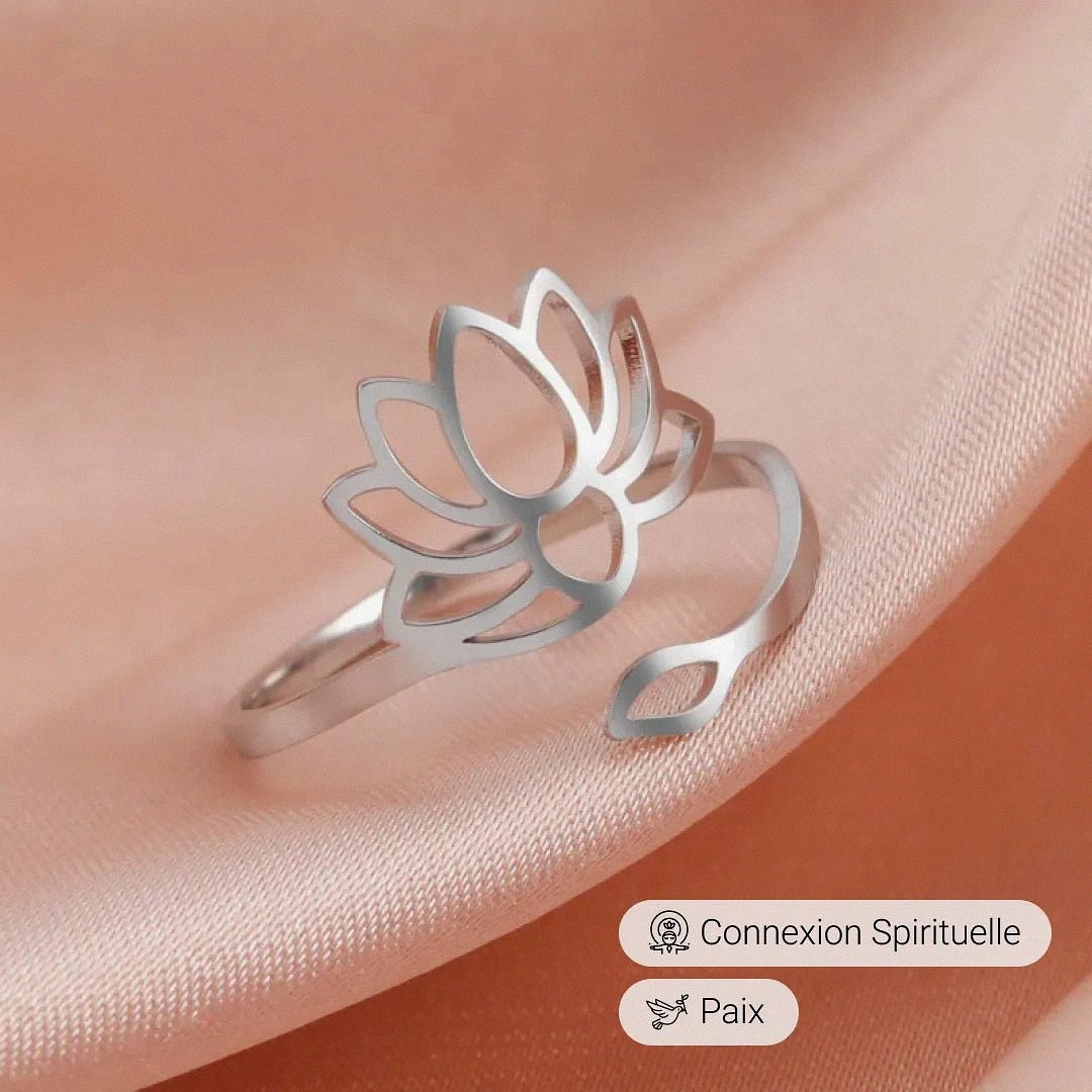 Adjustable Divine Lotus Ring