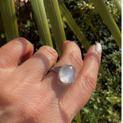 Adjustable "Astral Sweetness" Moonstone Ring