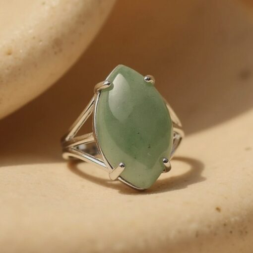 Adjustable 'Vision' Natural Stone Ring