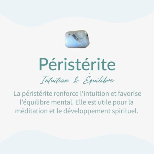 Adjustable "Protective Aura" Ring in White Labradorite