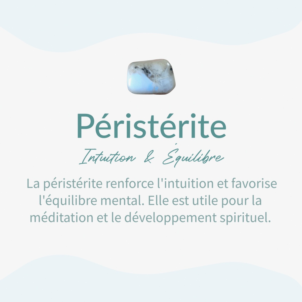 Adjustable "Protective Aura" Ring in White Labradorite