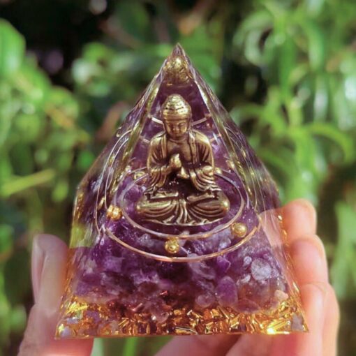 Orgonite "Inner Light" in Amethyst - Healing Crystal Energy Generator