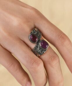 Sacred Connection Amethyst & Silver Ring