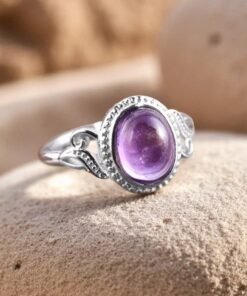 Purifying Harmony Amethyst Ring