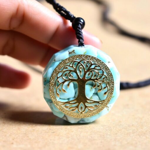 Anahata Turquoise Orgonite Pendant