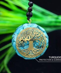 Anahata Turquoise Orgonite Pendant