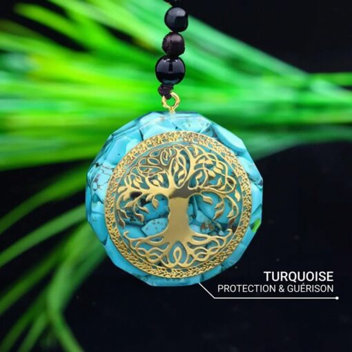 Anahata Turquoise Orgonite Pendant