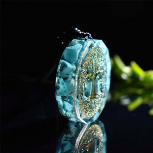 Anahata Turquoise Orgonite Pendant