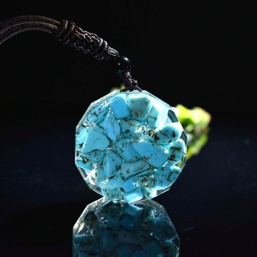Anahata Turquoise Orgonite Pendant