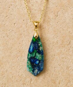 Rhea Jasper Pendant - Unique Natural Stone Jewelry