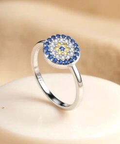 Blue Eye Protection Ring
