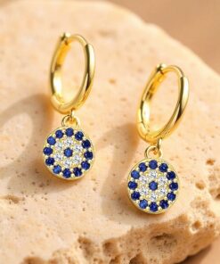 Blue Eye Protector Earrings
