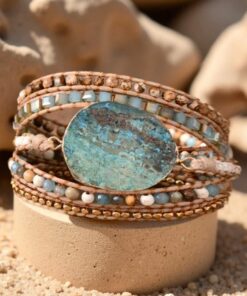 Ocean Jasper "Spirit Opening" Boho Bracelet