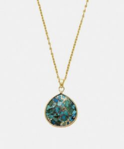 Celestial Water Turquoise Pendant