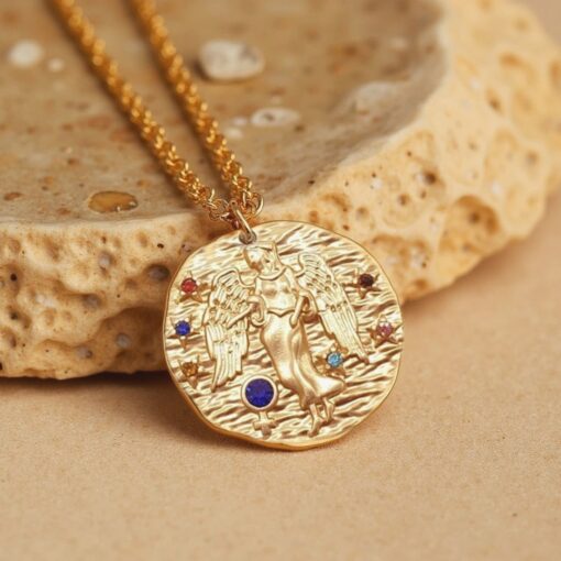 Gold Constellation Pendant - Zodiac Signs