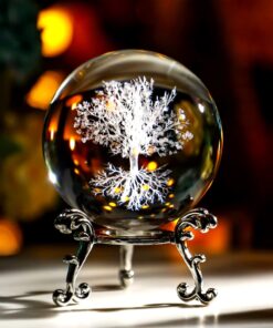 Tree of Life Crystal Ball with Stand