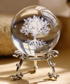 Tree of Life Crystal Ball with Stand