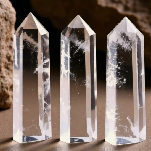 Clear Quartz Crystal Purifying Point