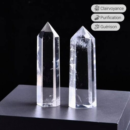 Clear Quartz Crystal Purifying Point