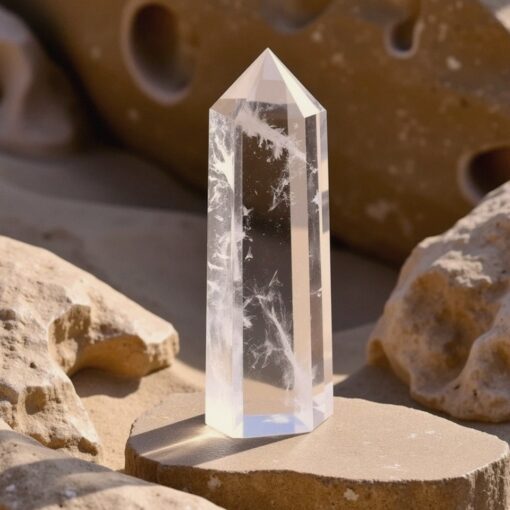 Clear Quartz Crystal Purifying Point