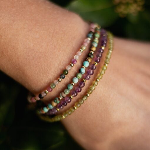 Refined Bracelet with Fine Natural Stones