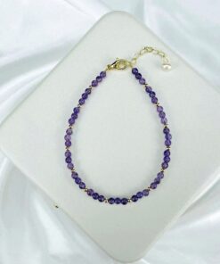 Refined Bracelet with Fine Natural Stones