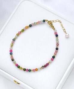 Refined Bracelet with Fine Natural Stones