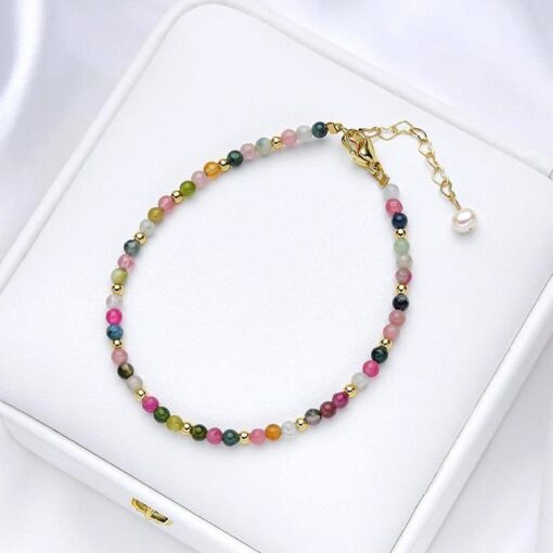 Refined Bracelet with Fine Natural Stones