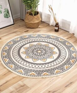 Ethnic Mandala Round Rug
