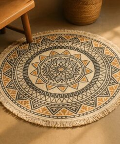 Ethnic Mandala Round Rug