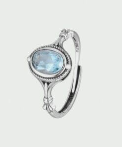 Peaceful Glow Blue Topaz Ring