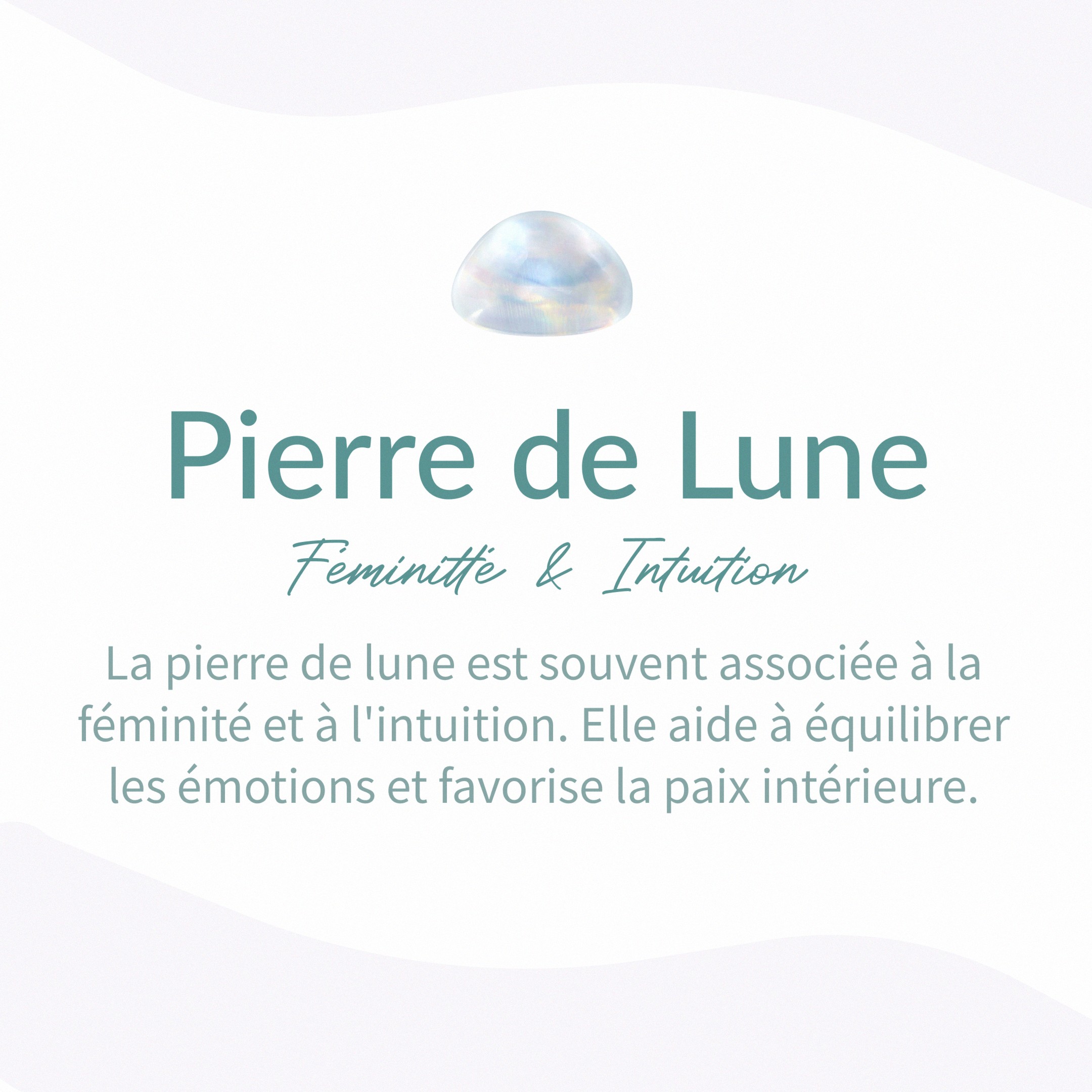 Premium "Feminine Energy" Bracelet in Labradorite, Moonstone & Kunzite
