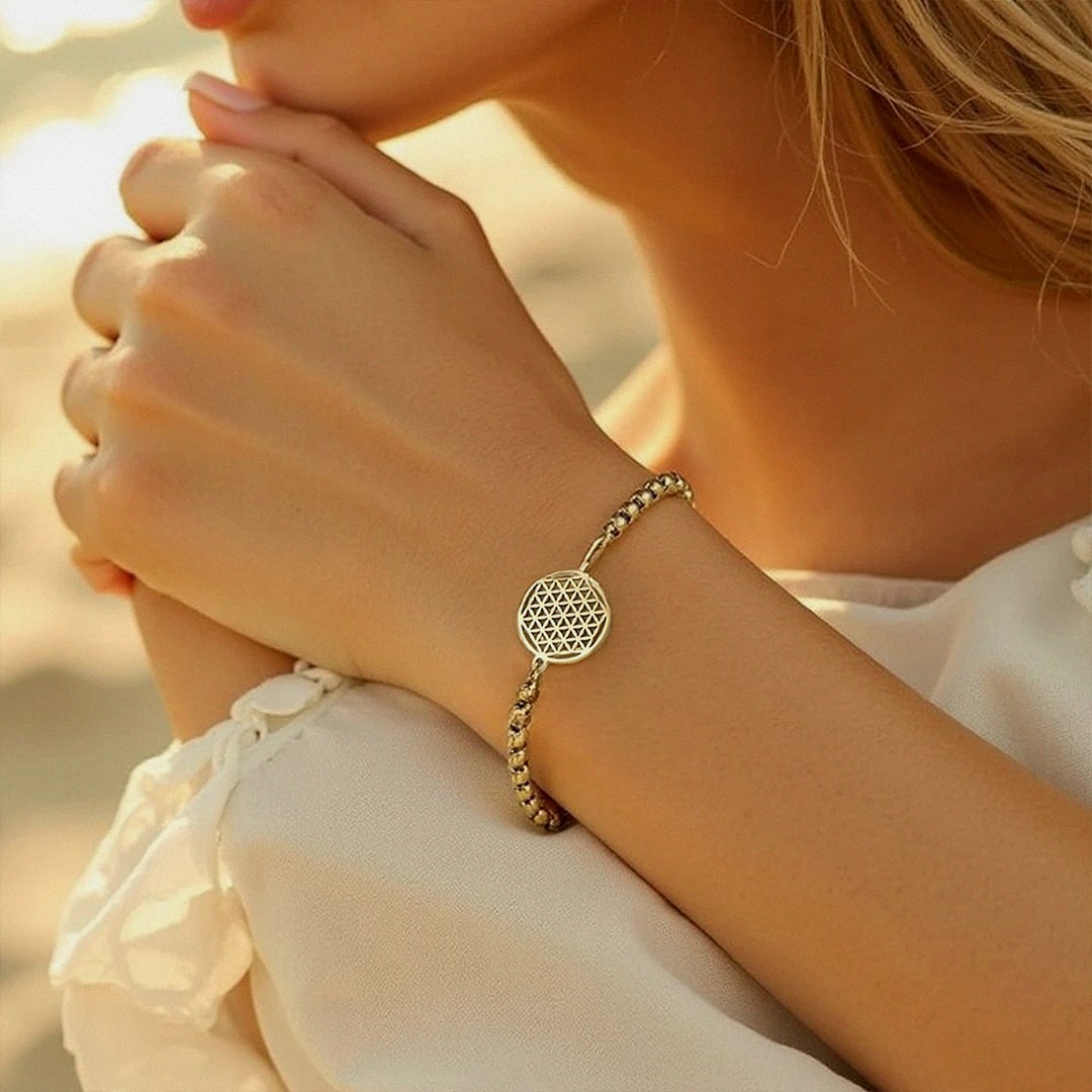Fleur de Vie Bracelet - Meaningful Floral Design Jewelry