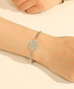 Fleur de Vie Bracelet - Meaningful Floral Design Jewelry
