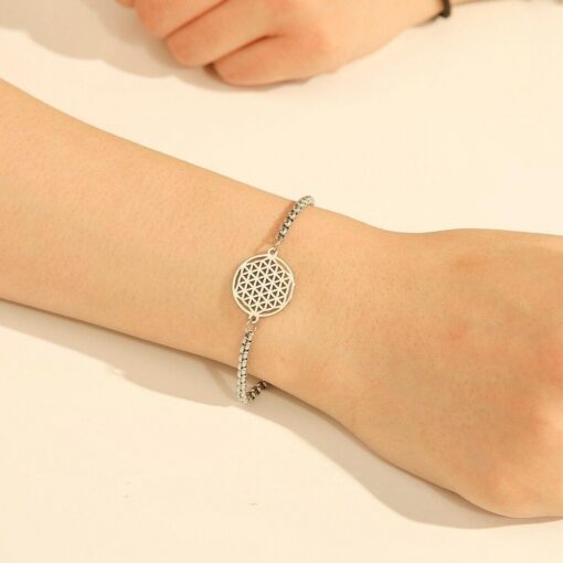 Fleur de Vie Bracelet - Meaningful Floral Design Jewelry