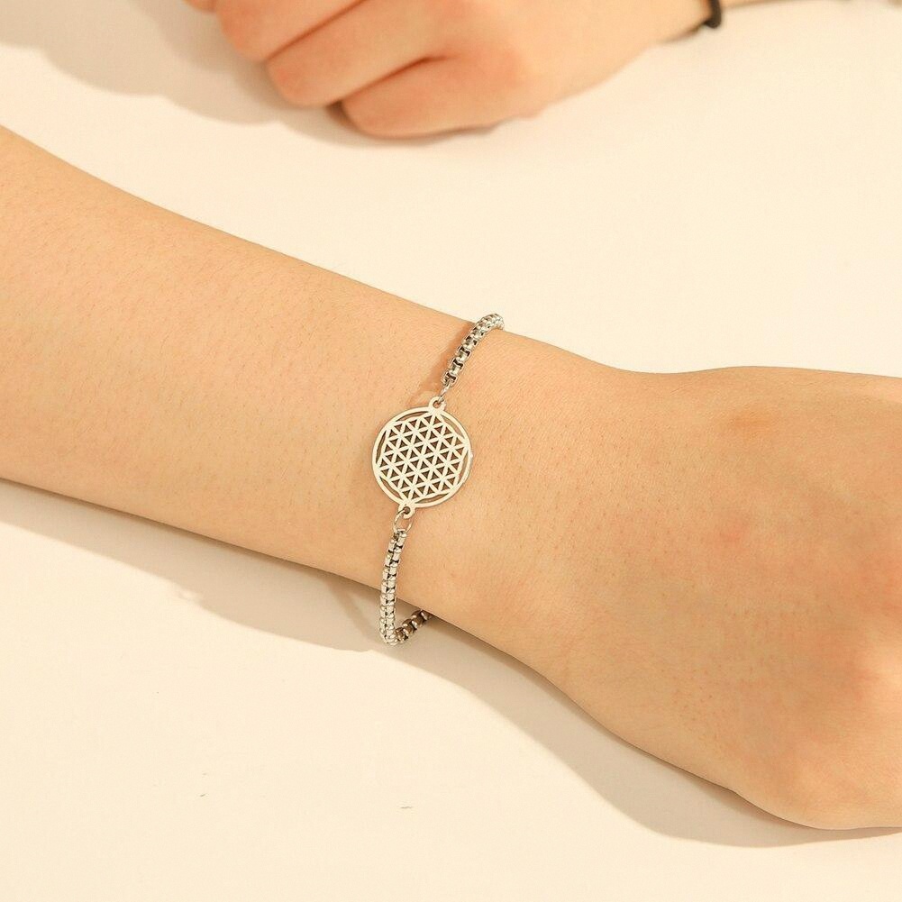 Fleur de Vie Bracelet - Meaningful Floral Design Jewelry