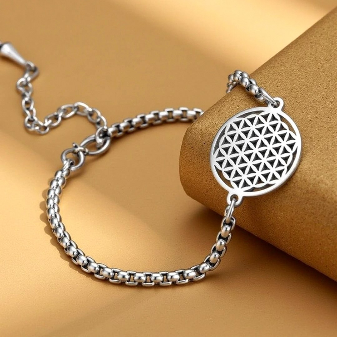 Fleur de Vie Bracelet - Meaningful Floral Design Jewelry