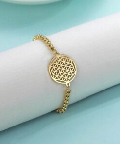 Fleur de Vie Bracelet - Meaningful Floral Design Jewelry