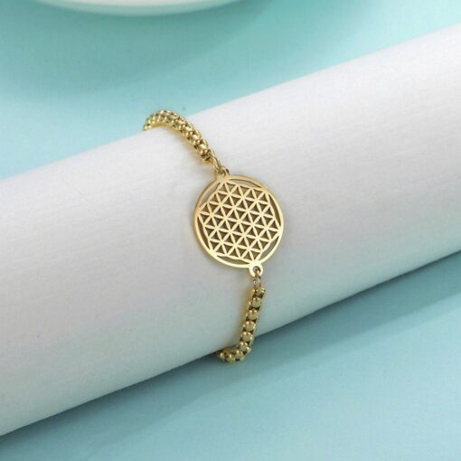 Fleur de Vie Bracelet - Meaningful Floral Design Jewelry