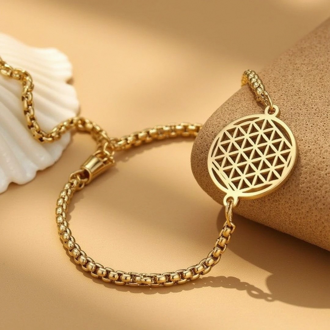 Fleur de Vie Bracelet - Meaningful Floral Design Jewelry