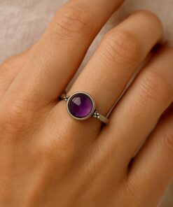 Aura of Peace Amethyst Ring