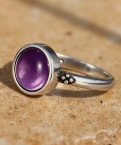 Aura of Peace Amethyst Ring
