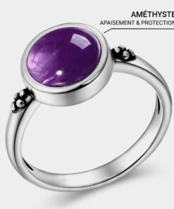 Aura of Peace Amethyst Ring