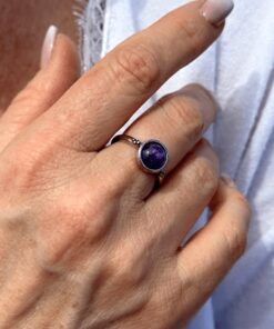 Aura of Peace Amethyst Ring