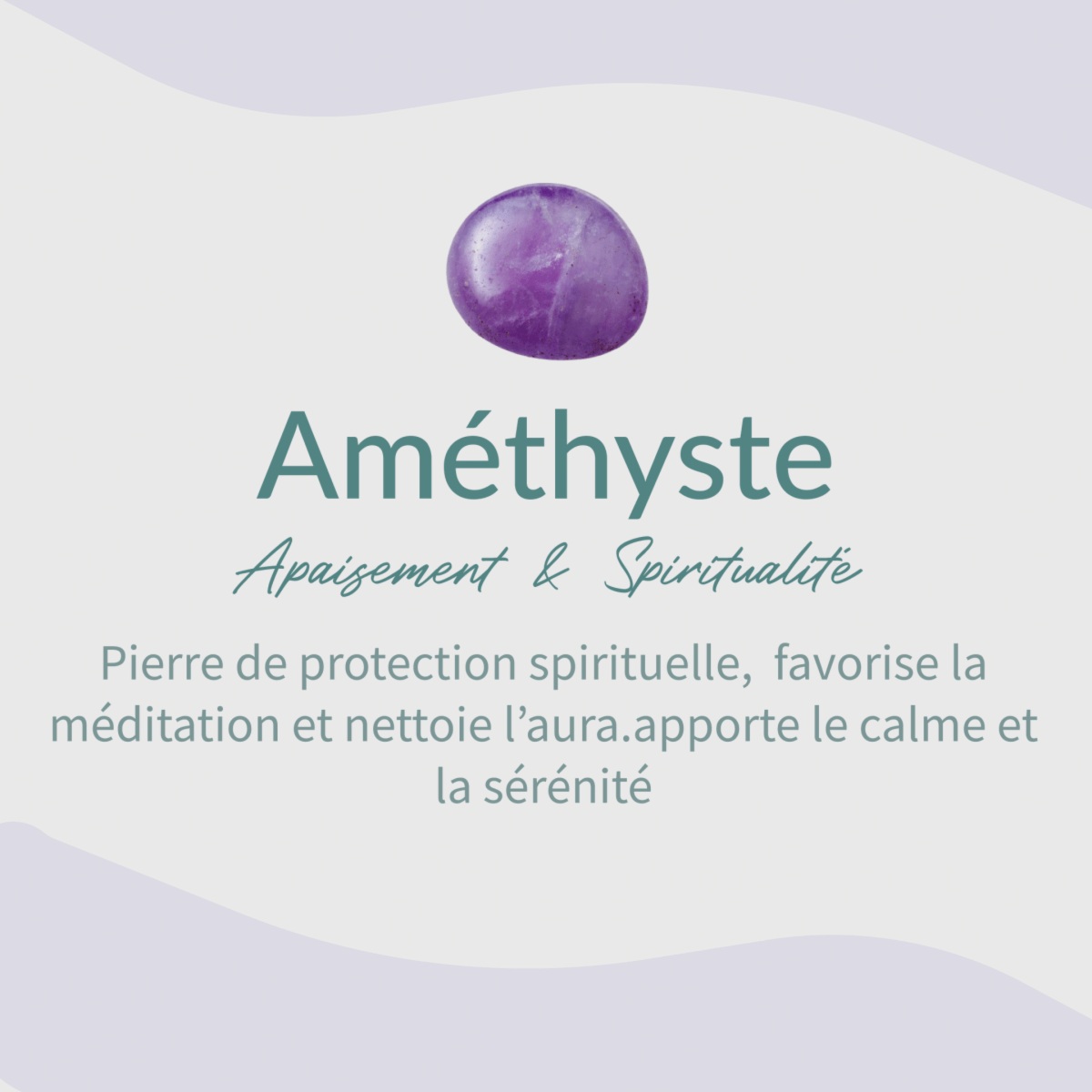 Aura of Peace Amethyst Ring
