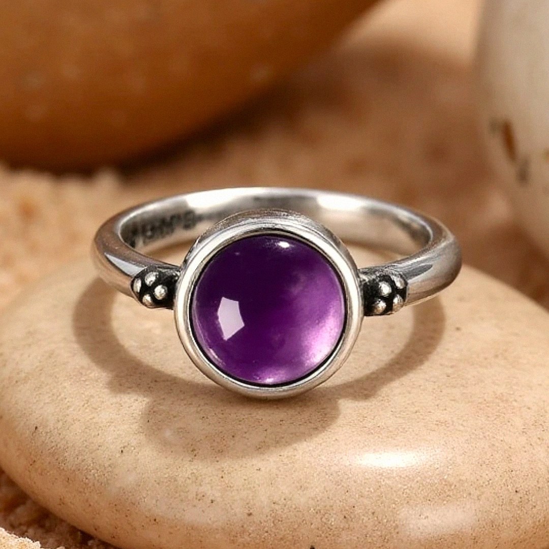 Aura of Peace Amethyst Ring