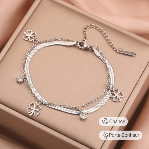 Enchanted Clover Bracelet - Gold/Silver