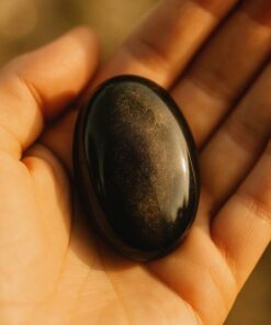 Golden Obsidian 'Protection & Abundance' Stone