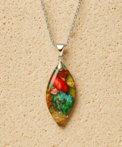 Harlequin Jasper Pendant